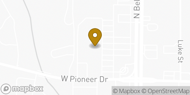 Map showing the location of Amazon Locker - Otmar in Irving, TX 75061