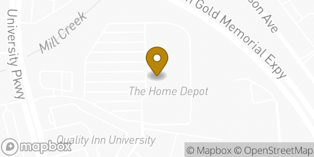 Map showing the location of Penske Truck Rental in Winston-Salem, NC 27105