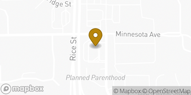 Map showing the location of McDonald's in Little Canada, MN 55113
