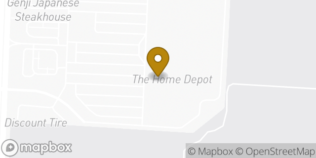 Map showing the location of The Home Depot in Dublin, OH 43017