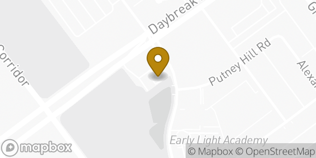 Map showing the location of Amazon Locker - Fuel in South Jordan, UT 84009