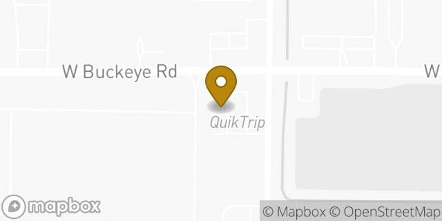 Map showing the location of QuikTrip in Phoenix, AZ 85043