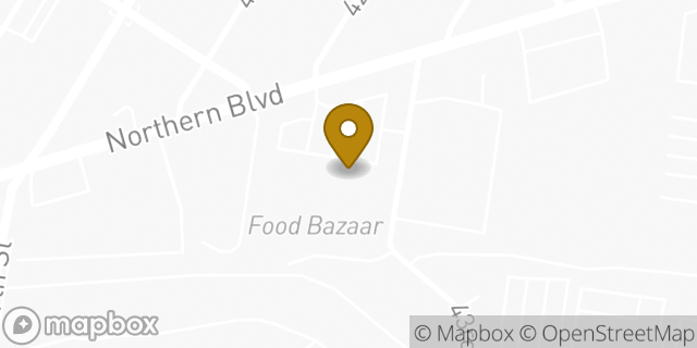 Map showing the location of Baskin Robbins in Long Island City, NY 11101