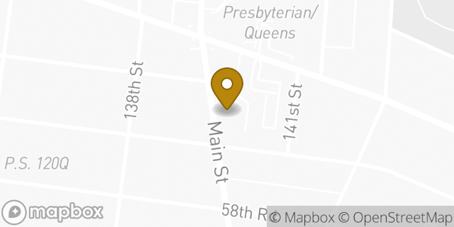 Map showing the location of Chase Home Lending in New York, NY 11355