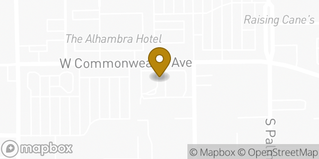 Map showing the location of Panera Bread in Alhambra, CA 91803