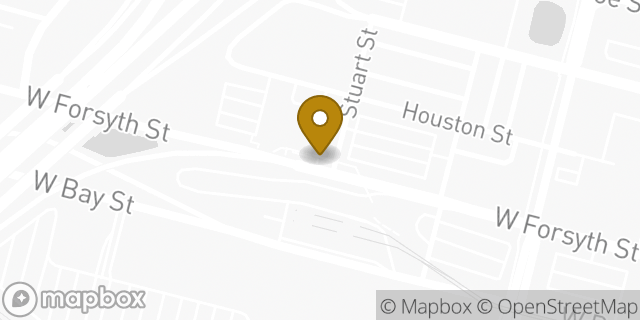Map showing the location of Amazon Locker - Pare in Jacksonville, FL 32204