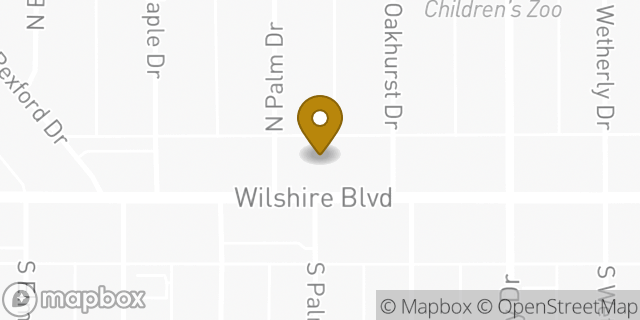 Map showing the location of Amazon Locker - Lory in Beverly Hills, CA 90210
