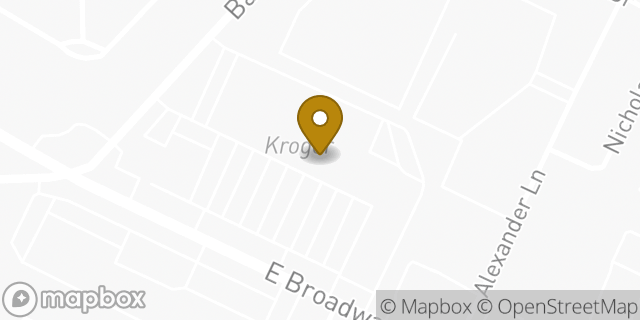 Map showing the location of Kroger in Pearland, TX 77581