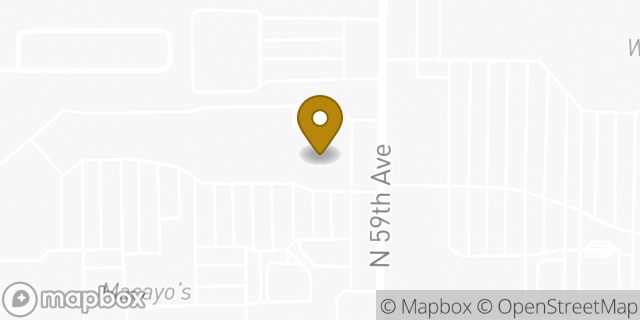 Map showing the location of Subway in Glendale, AZ 85308