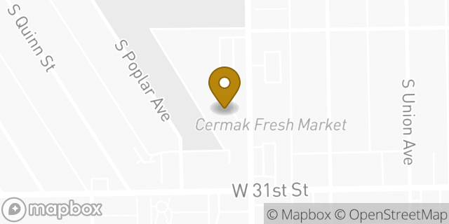 Map showing the location of McDonald's in Chicago, IL 60608