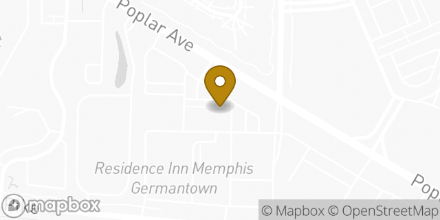Map showing the location of Subway in Germantown, TN 38138