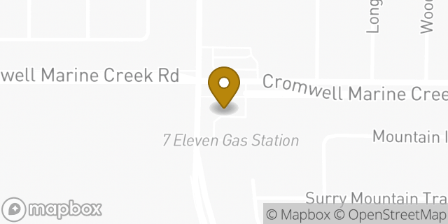 Map showing the location of 7-Eleven in Fort Worth, TX 76179