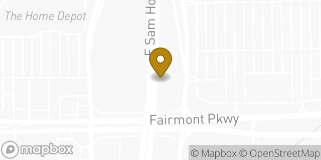 Map showing the location of Marshalls in Pasadena, TX 77505