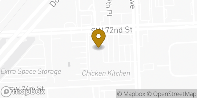 Map showing the location of Chase Bank in Miami, FL 33173