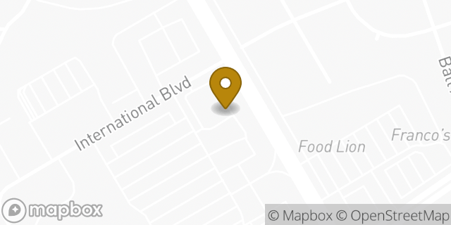 Map showing the location of Subway in Norfolk, VA 23513