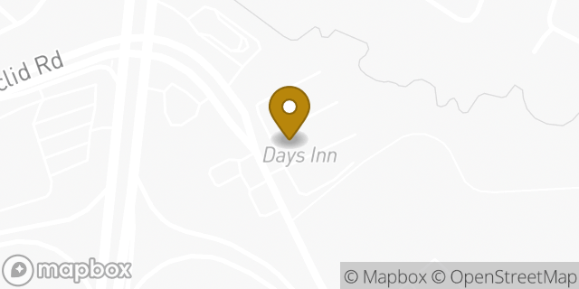 Map showing the location of Days Inn in Virginia Beach, VA 23462