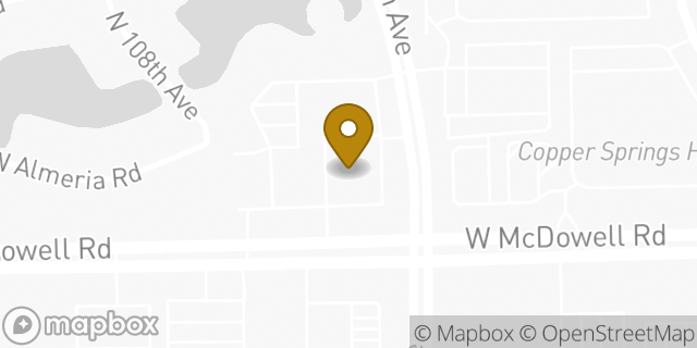 Map showing the location of ATM Walgreens in Avondale, AZ
