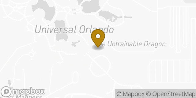 Map showing the location of Starbucks in Orlando, FL 32819