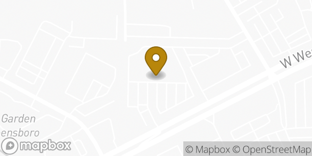 Map showing the location of Staples in Greensboro, NC 27407