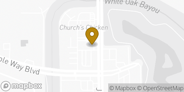 Map showing the location of Hertz in Houston, TX 77065