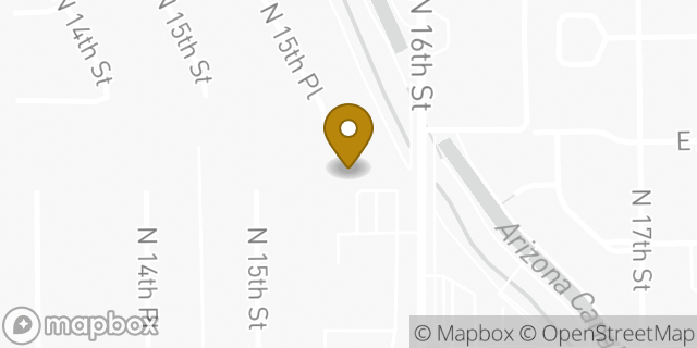 Map showing the location of ATM Walgreens in Phoenix, AZ