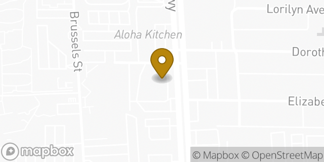 Map showing the location of Bank Of America in Las Vegas, NV 89119