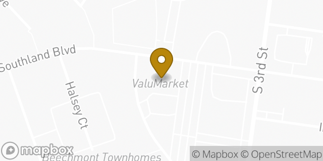 Map showing the location of Coinme in Louisville, KY 40214