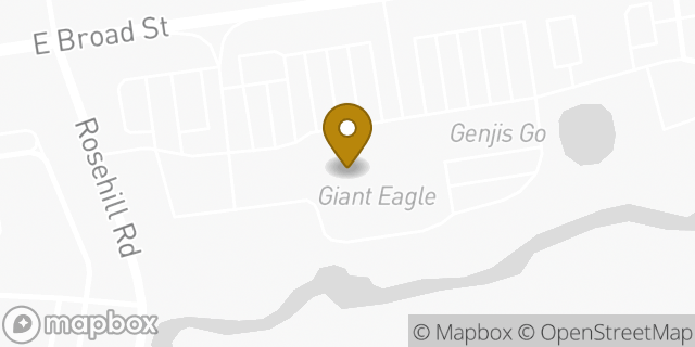 Map showing the location of Giant Eagle in Columbus, OH 43213
