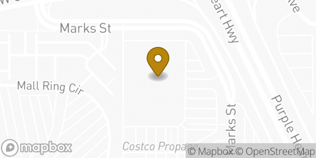 Map showing the location of Costco Wholesale in Henderson, NV 89014