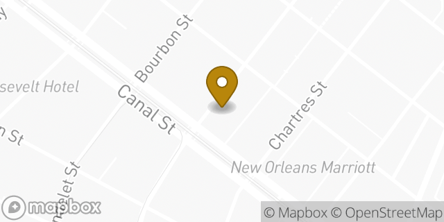 Map showing the location of Subway in New Orleans, LA 70130