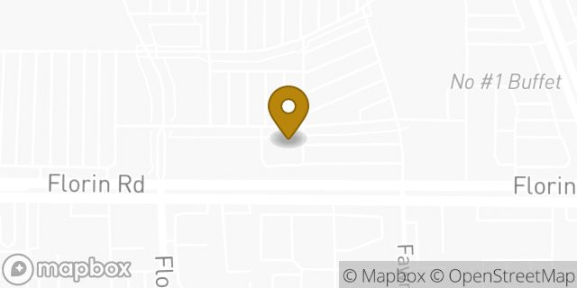 Map showing the location of Starbucks in Sacramento, CA 95823
