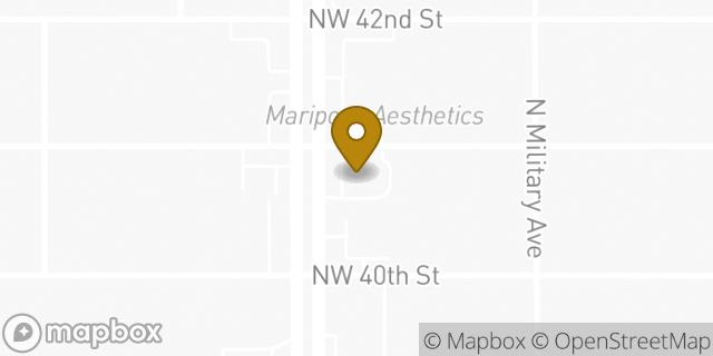 Map showing the location of Bank of America in Oklahoma City, OK 73118
