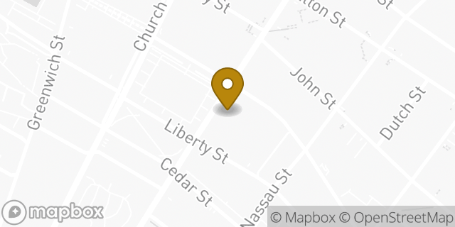 Map showing the location of McDonald's in New York, NY 10038