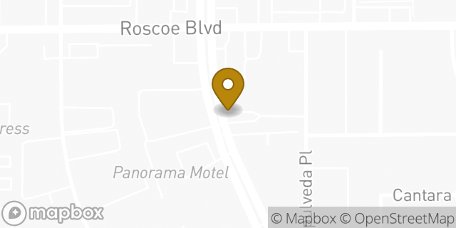 Map showing the location of Enterprise in Los Angeles, CA 91402