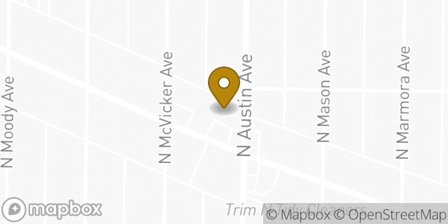 Map showing the location of Amazon Locker - Diligence in Chicago, IL 60630