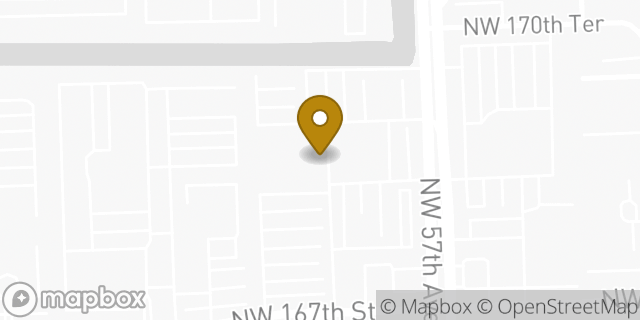 Map showing the location of AutoNation Ford Miami in Hialeah, FL 33015