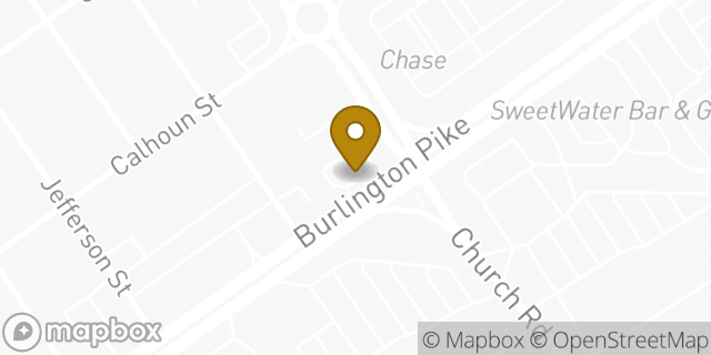 Map showing the location of Dunkin Donuts in Riverton, NJ 08077
