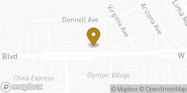 Map showing the location of Avis Car Rental in Fort Wayne, IN 46808