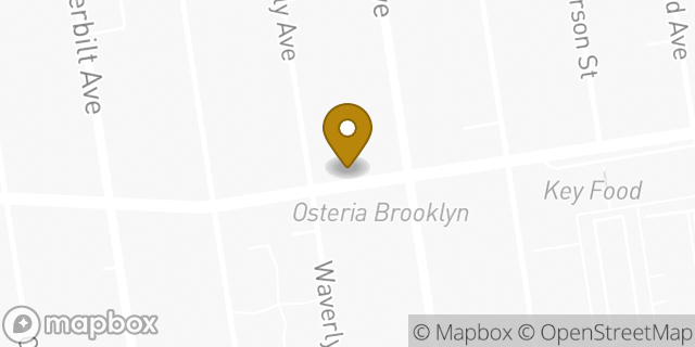 Map showing the location of Bank of America in Brooklyn, NY 11205