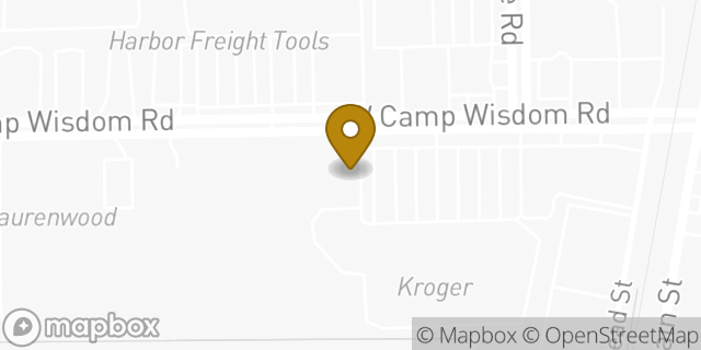 Map showing the location of Subway in Duncanville, TX 75116