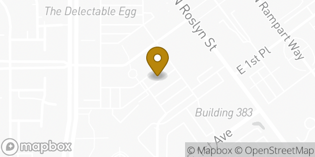 Map showing the location of Safeway in Denver, CO
