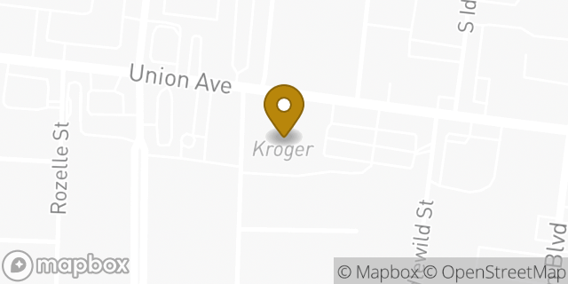 Map showing the location of Starbucks in Memphis, TN 38104