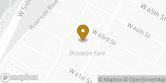 Map showing the location of The River School in New York, NY 10023