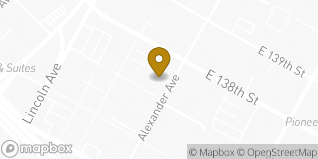 Map showing the location of Amazon Locker - Breath in Bronx, NY 10454