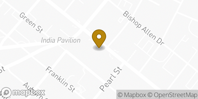 Map showing the location of Bank of America Walk-Up ATM | 622 Massachusetts Avenue Remote in Cambridge, MA 02139