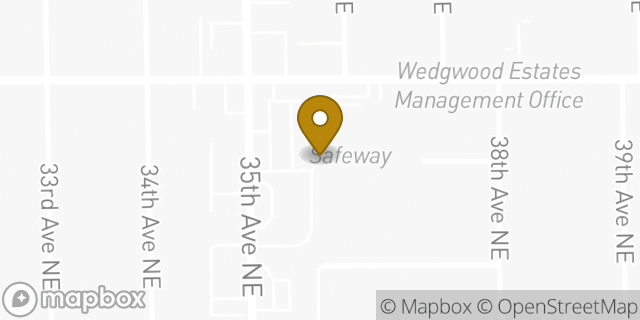 Map showing the location of Amazon Locker - Clark in Seattle, WA 98115