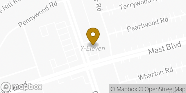 Map showing the location of 7-Eleven in Santee, CA 92071