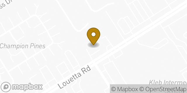 Map showing the location of AutoZone in Spring, TX 77379