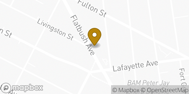 Map showing the location of The UPS Store in Brooklyn, NY 11217