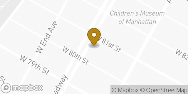 Map showing the location of Staples in New York, NY 10024